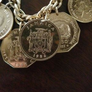 Goldplated Carribean Coin Necklace